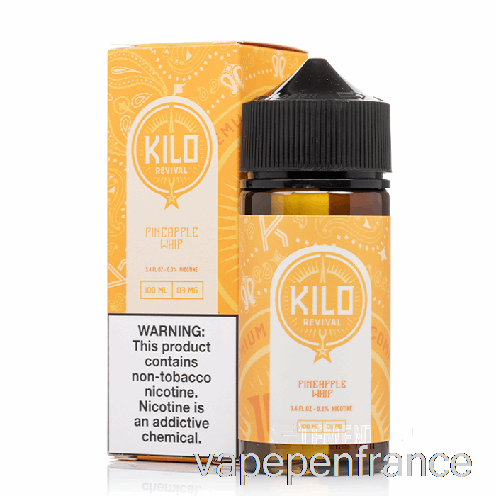 Fouet D'ananas - Kilo Revival - Stylo Vape 100ml 0mg